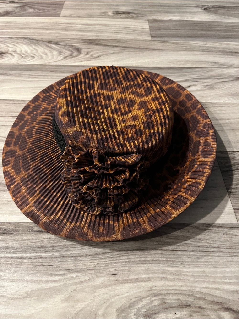 Juan Ell Leopard Print Hat
